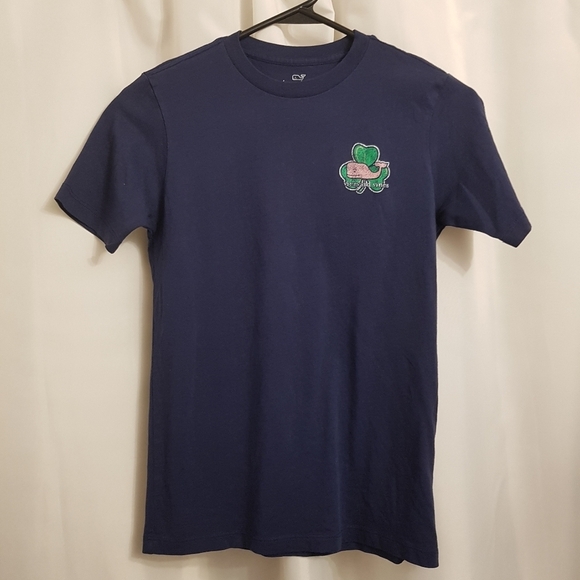 Vineyard Vines unisex Small 8-10 Shamrock Whale shirt - Picture 1 of 4